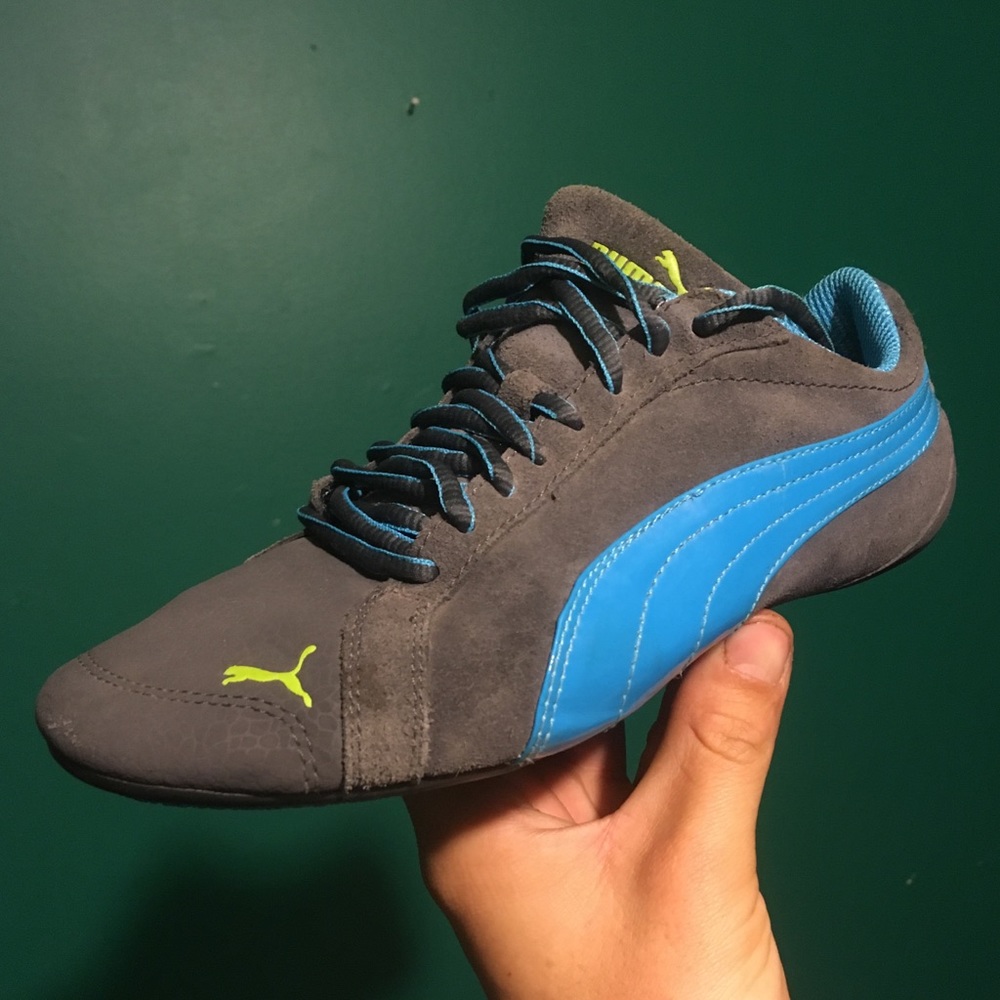 Puma Drifrcat Future cat 1 womens 8 blue grey EUC